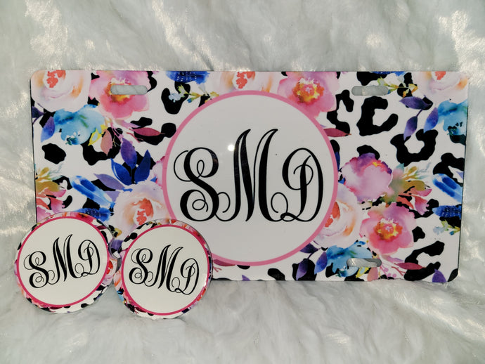 Car Coaster & License Plate Bundle